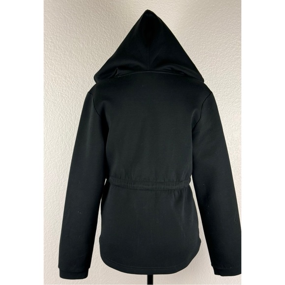 Varley Sofia Lightweight Drawstring-Waist Hooded Track Jacket Black Small - Picture 7 of 15